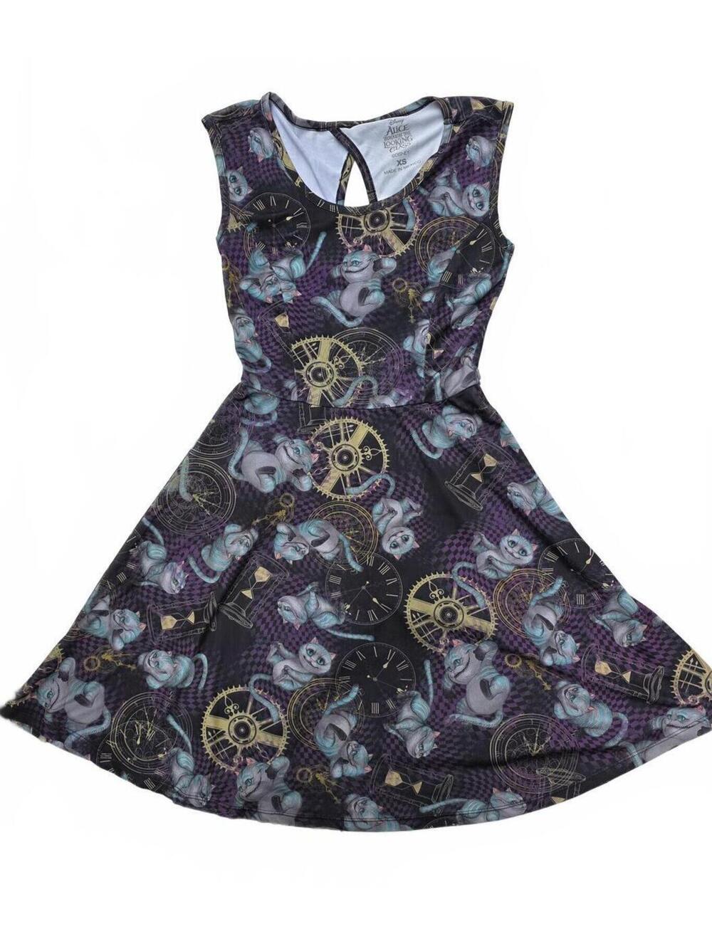 Disney Alice Through The Looking Glass Baby Cheshire Cat Dress XS